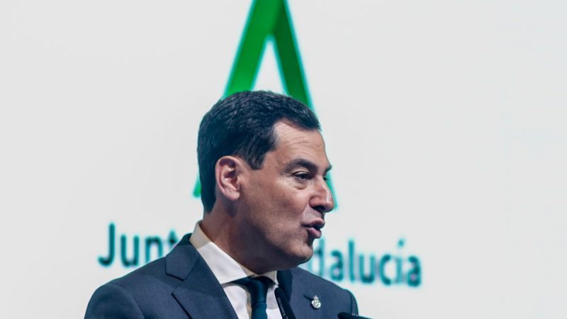 Juan Manuel Moreno, presidente de la Junta de Andalucía (PP), esta semana en Madrid. Europa Press