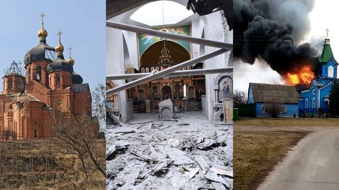 Iglesias destruidas en Ucrania DESS