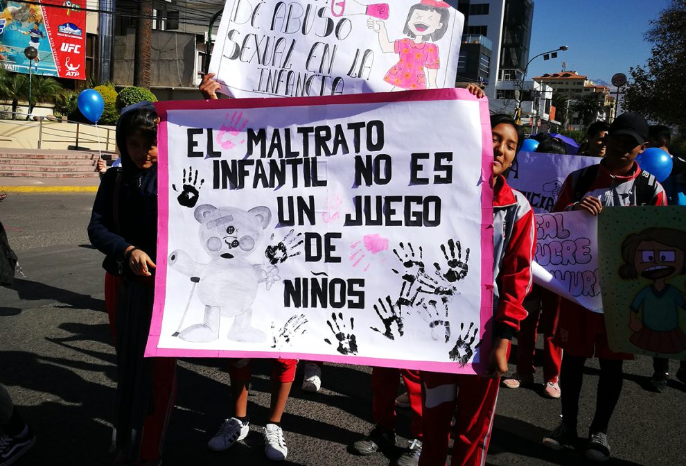 Acciones de protesta contra de la impunidad de delitos sexuales contra menores. /GUARDIANA