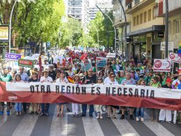 Marcha por la dignidad en Murcia