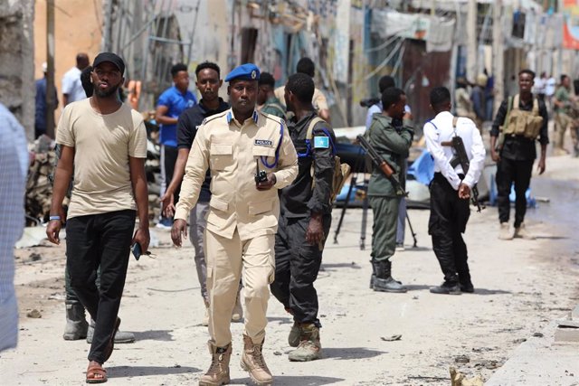 Archivo - Imagen de archivo de un ataque de Al Shabaab en Mogadiscio (Somalia) - Europa Press/Contacto/Hassan Ali Elmi - Archivo