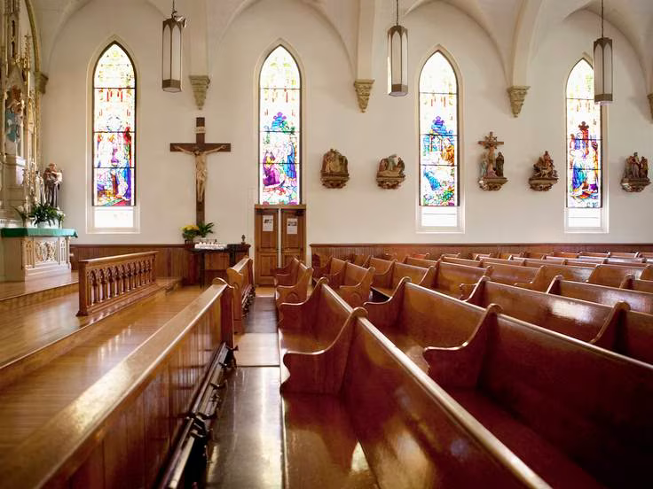Imagen de referencia de una iglesia cristiana. Foto: GettyImages / Monashee Frantz