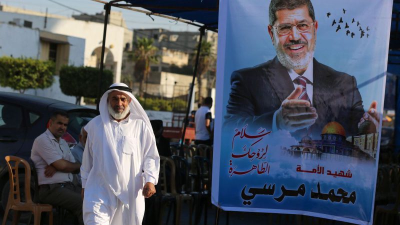 Homenaje al expresidente egipcio Mohamed Morsi en Palestina, en junio de 2019. Ashraf Amra / APA Images via ZUMA / DP