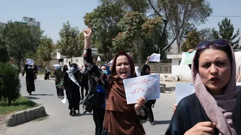 Protestas de mujeres en Kabul.Archivo/EP