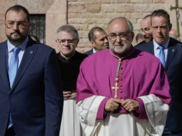 Barbón y Sanz, el año pasado, en Covadonga Efe