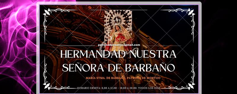 Página web de la Hermandad de la Virgen de Barbaño, Montijo.