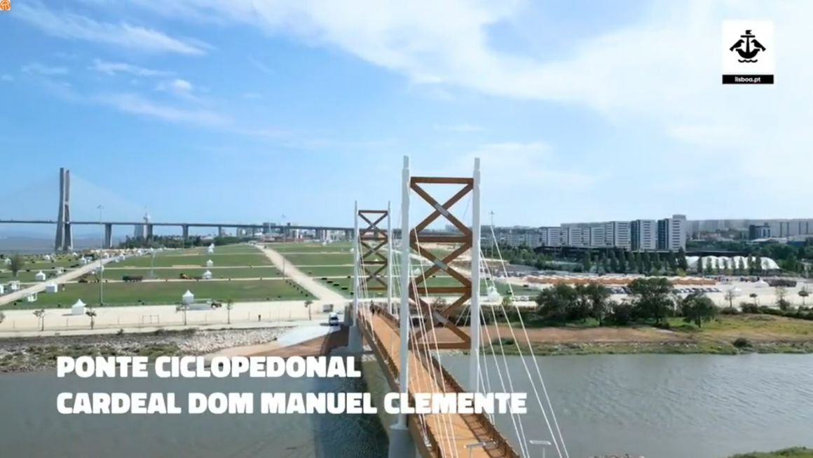 Puente ciclo-peatonal Dom Manuel Clemente, construido en Lisboa con motivo de la Jornada Mundial de la Juventud Católica