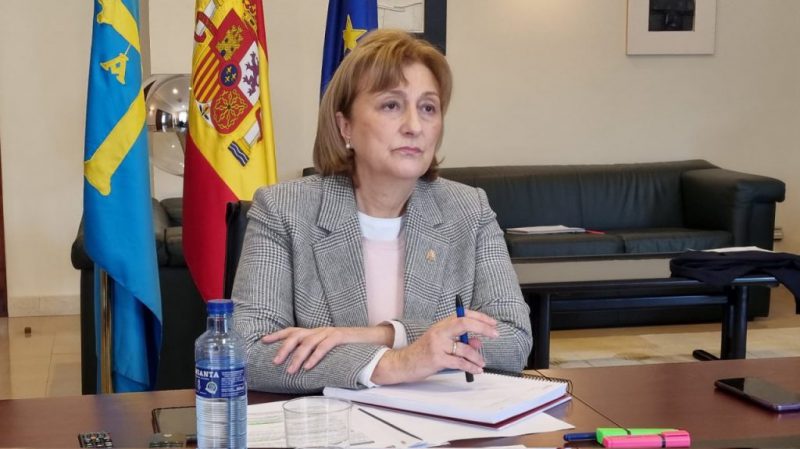 Delia Losa, Delegada del Gobierno en Asturies. Fuente: Twitter Delia Losa.