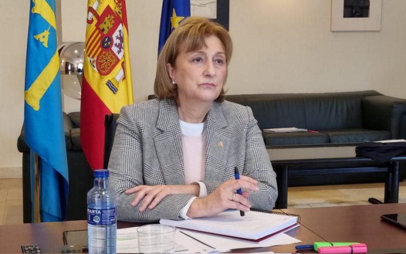 Delia Losa, Delegada del Gobierno en Asturies. Fuente: Twitter Delia Losa.