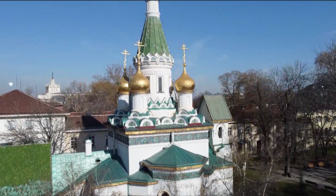 Templo ortodoxo ruso en Sofía (Bulgaria)