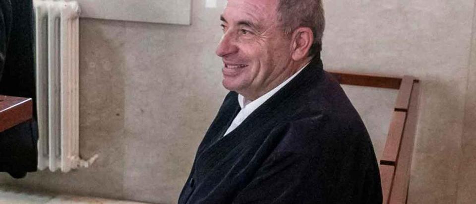 Pere Barceló sonríe durante el primer juicio en la Audiencia. B. Ramon