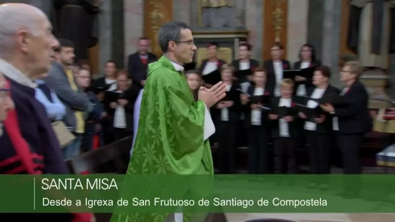 Imagen promocional del espacio Santa Misa en la web de la televisión gallega CRTVG