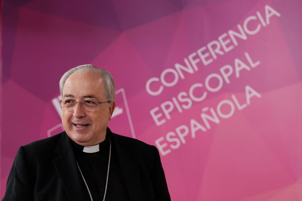 El secretario general y portavoz de la Conferencia Episcopal Española, Francisco Cesar García Magán, este jueves en Madrid.Sergio Pérez