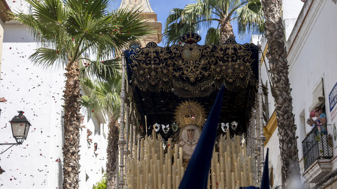 Las imágenes de la salida de la cofradía de La Palma en la Semana Santa 2023 / Lourdes de Vicente