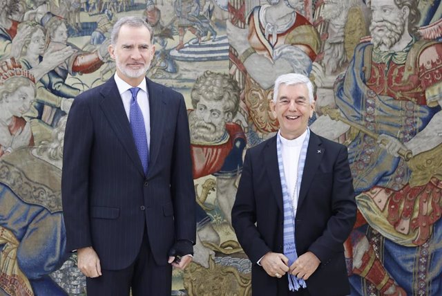 El Rey Felipe VI con Enrique Figaredo. - CASA DE S.M. EL REY