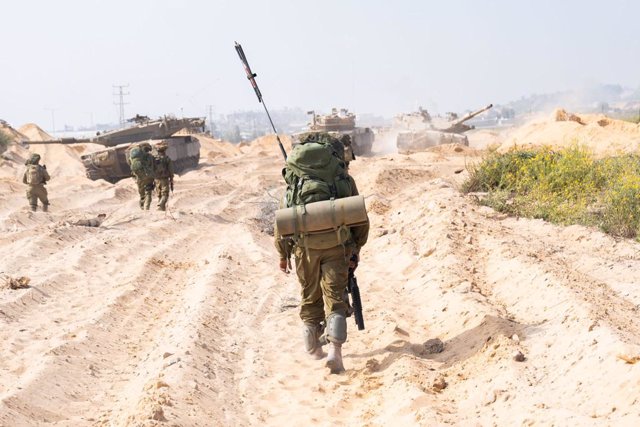 Despliegue militar israelí por la ofensiva sobre la Franja de Gaza - Israel Defense Forces / Xinhua News / Contactophot