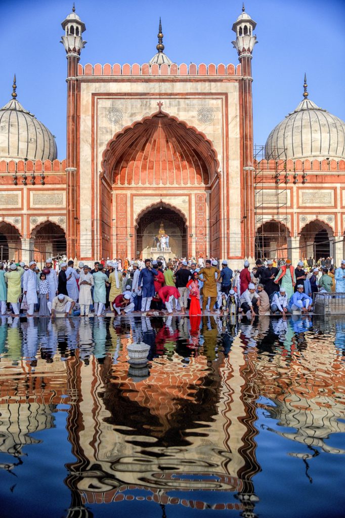 Mezquita Jama Masjid (Delhi) durante el Eid al Fitr. AVIsHeK DAs/sOPA IMAGes/LIGHTROCKeT VIA GeTTY IMAGes
