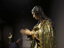 Escultura de la Inmaculada Concepción, del escultor Juan Martínez Montañés, en el Museo de Bellas Artes de Sevilla, en 2019.PACO PUENTES (EL PAIS)