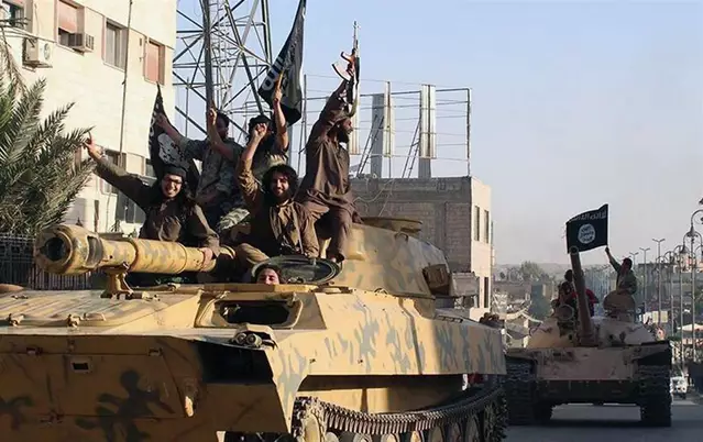 Archivo - Foto de archivo de combatientes de Estado Islámico en Raqqa (Siria) - Raqqa Media Center / Zuma Press / Contactophoto
