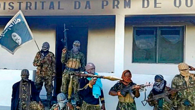 Yidahistas del Ejército Islámico en Mozambique