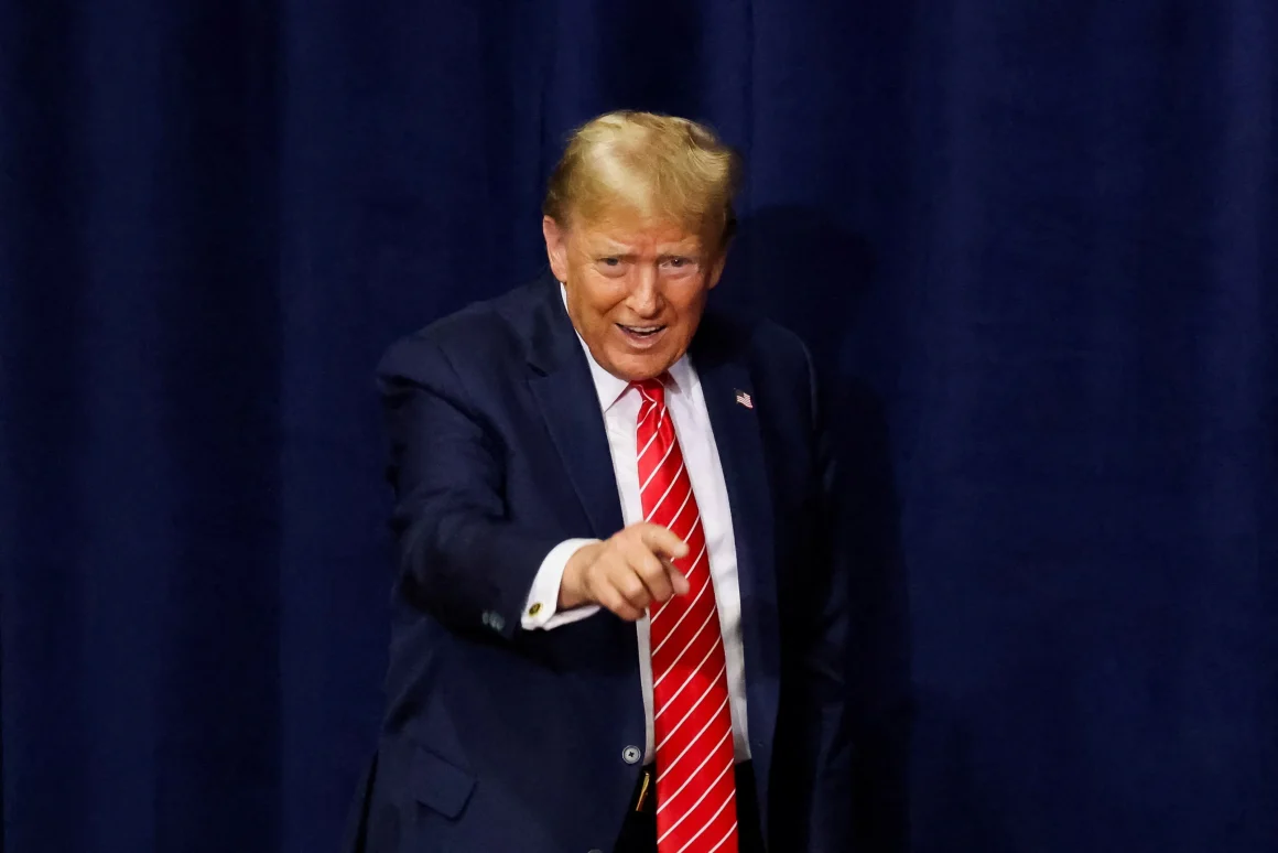 Donald Trump, en una acto de campaña. Reuters