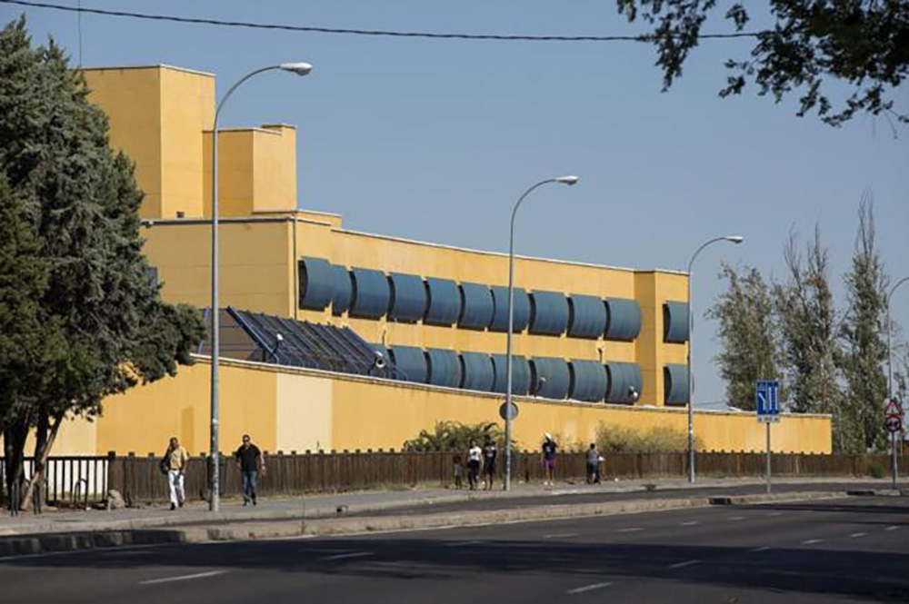 Vista del Centro de Internamiento de Extranjeros de Aluche, Madrid