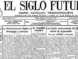 Nnúmero del 5 de diciembre de 1931 de El Siglo Futuro (*).