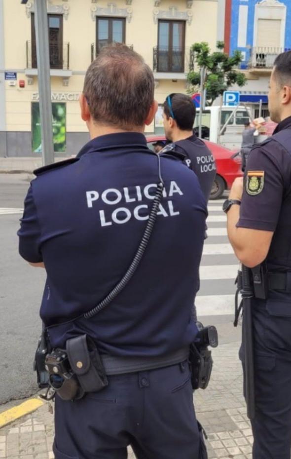 Agentes de Policía en Melilla.Europa Press