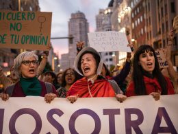Manifestación a favor del aborto en Madrid, el 28 de septiembre de 2022. EP