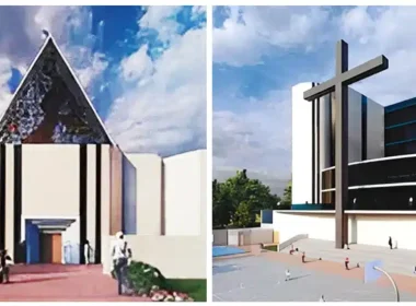 Imágenes del proyecto de la iglesia que la Archidiócesis de Madrid quiere construir en Valdebebas. HILOSVALDEBEBAS