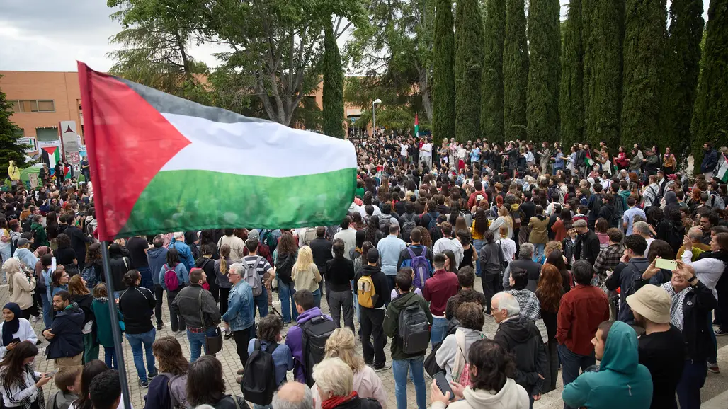 Nueva concentración en solidaridad por el pueblo palestino en Ciudad Universitaria (Madrid). Jesús Hellín Europa Press