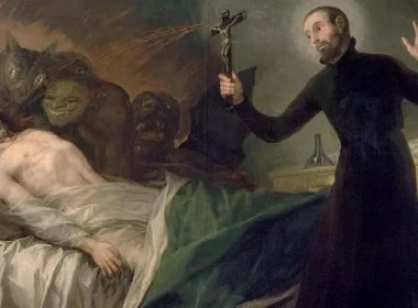 San Francisco de Borja y el moribundo impenitente, de Goya.