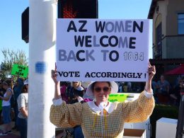 Manifestación contra la ley del aborto en Arizona (EEUU) - Europa Press/Contacto/Xuguang Sui