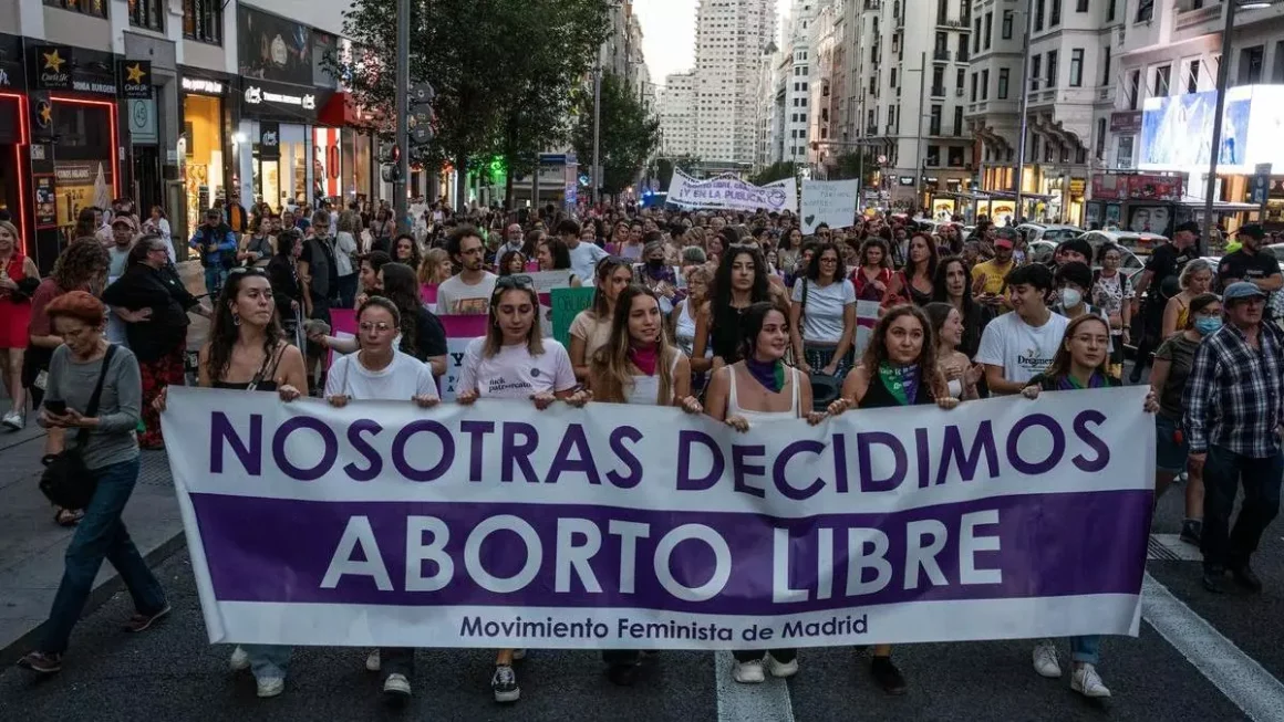 Manifestación por el aborto libre en Madrid. Matias Chiofalo / Europa Press