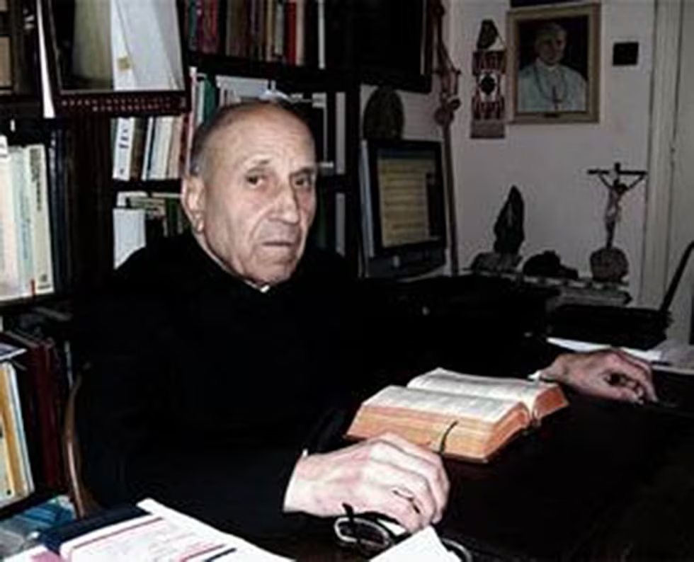 José Mariné Jorba, párroco de la iglesia de San Félix Africano de Barcelona, acusado de abuso de menores en los años setenta.