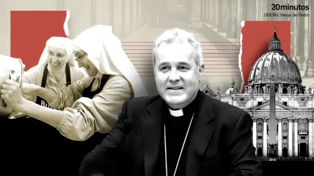 El arzobispo de Burgos, Mario Iceta, es el 'mediador' del Vaticano para la crisis de las monjas de Belorado.Henar de Pedro