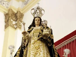 Virgen del Rosario en una imagen de archivo. Edu Botella/ AGM