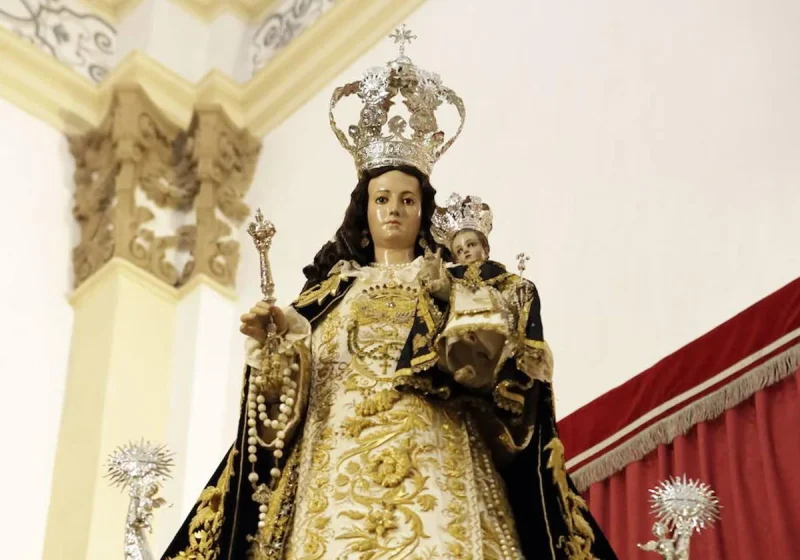 Virgen del Rosario en una imagen de archivo. Edu Botella/ AGM