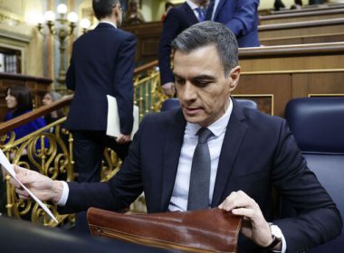 Pedro Sánchez en el Congreso de los Diputados. EFE