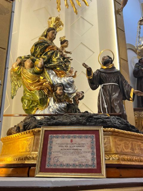 Nuestra Señora de Los Ángeles de El Esparragal, nombrada Alcaldesa Perpetua de esta pedanía de Murcia