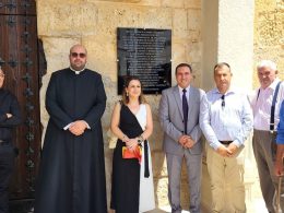 La Diputación de Cuenca aporta 32000 euros para restaurar el pórtico de la iglesia de San Andrés de Ledaña