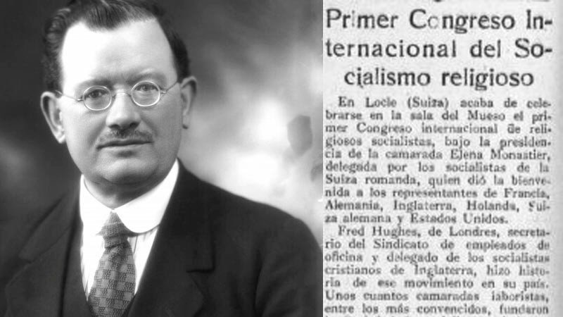 John Weathley, de la Sociedad de los socialistas católicos en Inglaterra. El Socialista, número 6104 (02/09/1928)