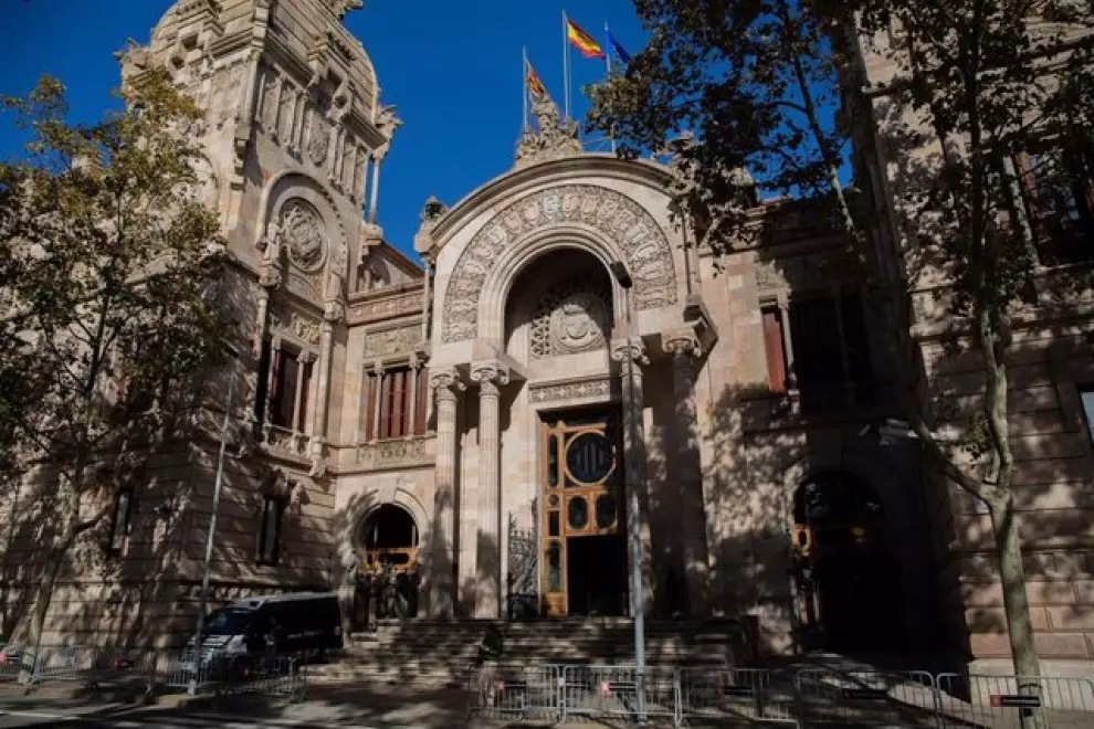 Fachada del Palacio de Justicia de Catalunya, sede del TSJC y de la Audiencia de Barcelona, en una imagen de archivo. — David Zorrakino / EUROPA PRESS