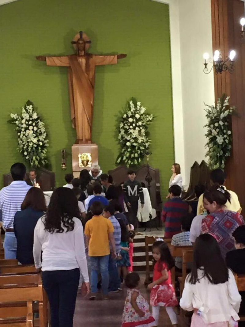 Fotografía tomada del Facebook en abierto de Parroquia San Martín de Porres - Guatemala, Centro América