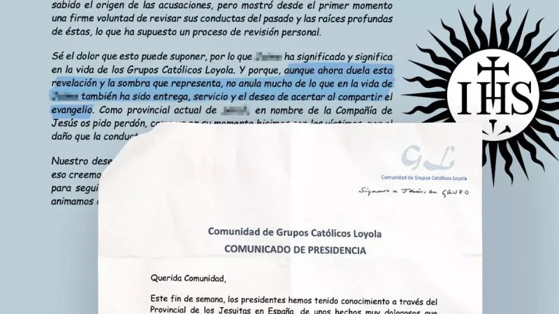 La carta enviada al grupo espiritual de los jesuitas en la que admite abusos de un religioso