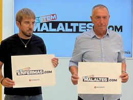 Rueda de prensa de Compromís y afectados por la trama de "terapias" contra las personas LGTBI en el País Valenciano.