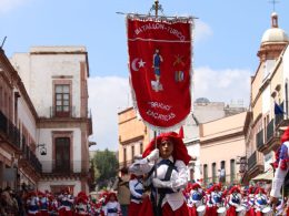 La influencia de la religión también se observa en eventos regionales como Las Morismas de Bracho en Zacatecas. Foto: Diana Miranda