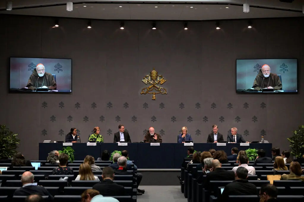 La Comisión Pontificia para la Protección de Menores divulgó su primer informe el martes en el Vaticano. Credit...Tiziana Fabi/Agence France-Presse — Getty Images