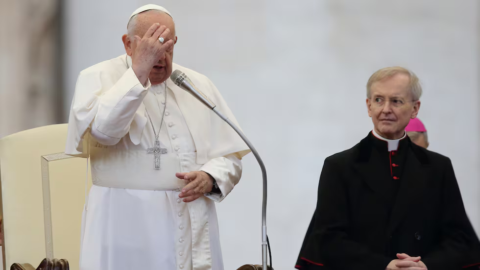 El papa Francisco en la audiencia general de este miércoles celebrada en la plaza de San Pedro, en el Vaticano.Evandro Inetti (ZUMA Press Wire/DPA/Europa Press)