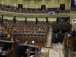 El defensor del Pueblo, Ángel Gabilondo, en la presentación del informe sobre los abusos sexuales en la Iglesia en el Congreso